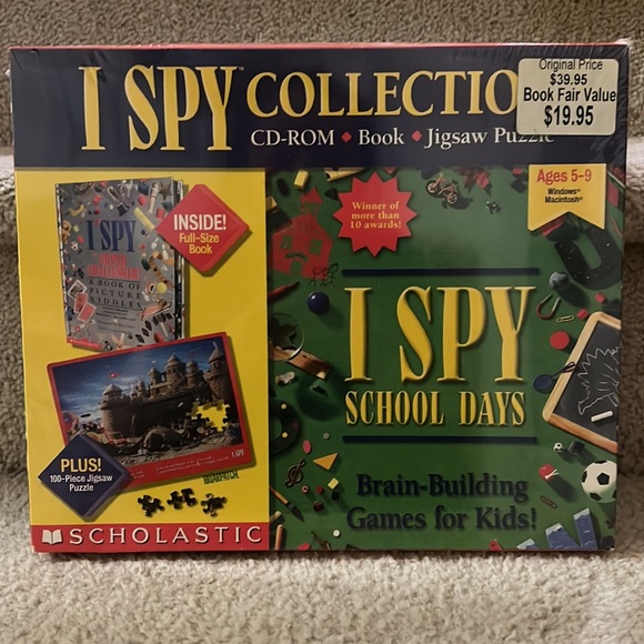 Scholastic I Spy School Days Cd-rom and puzzle set - Picture 2 of 7